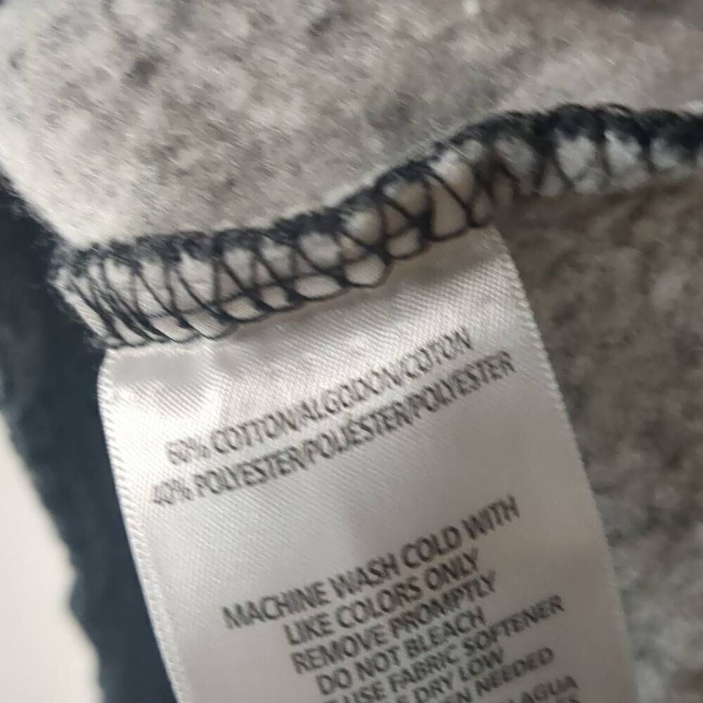 Calvin Klein Performance Marled Charcoal Cowl Neck Sweatshirt XL - Picture 7 of 7